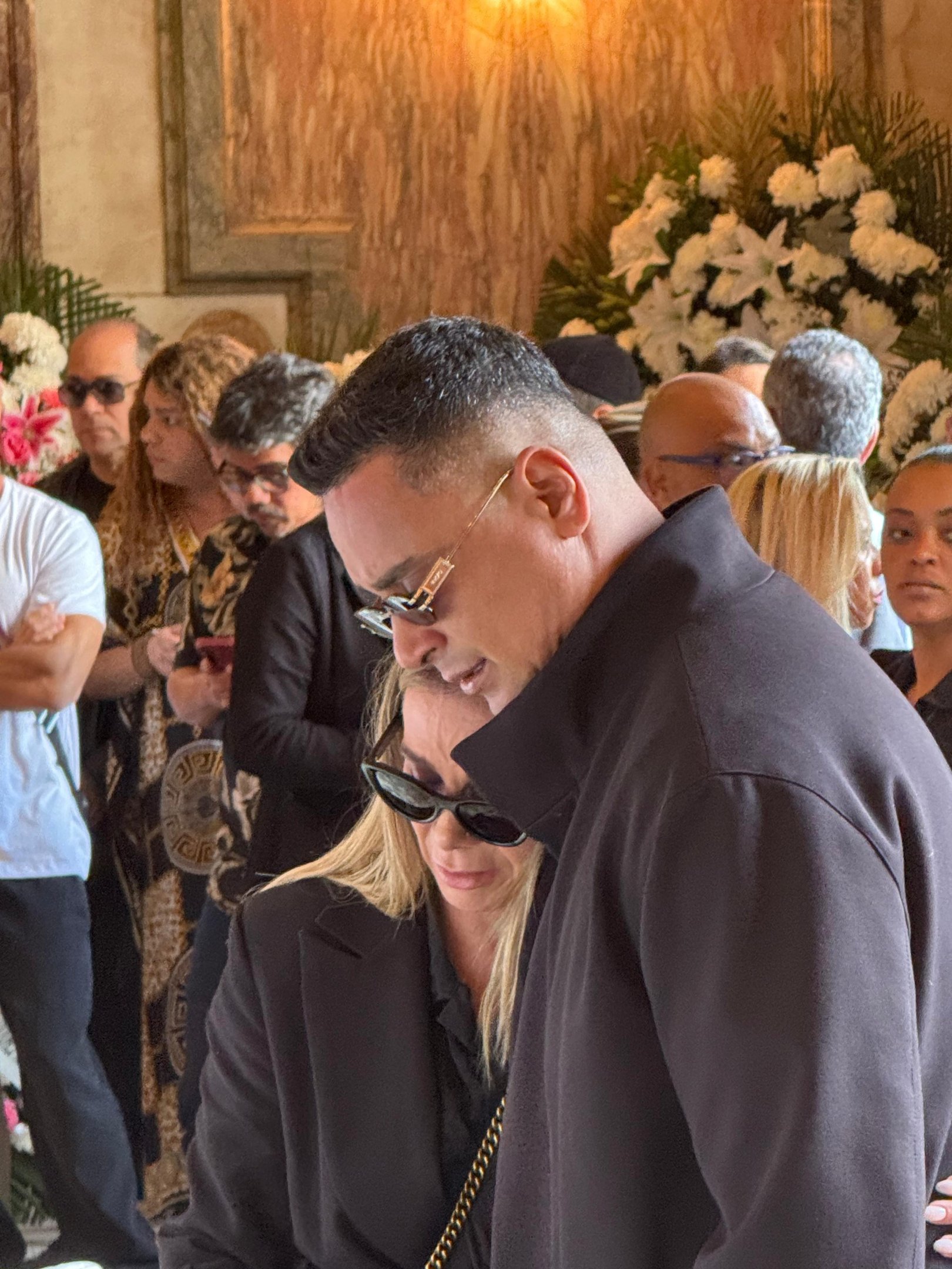 Xanddy no velório de Preta Gil