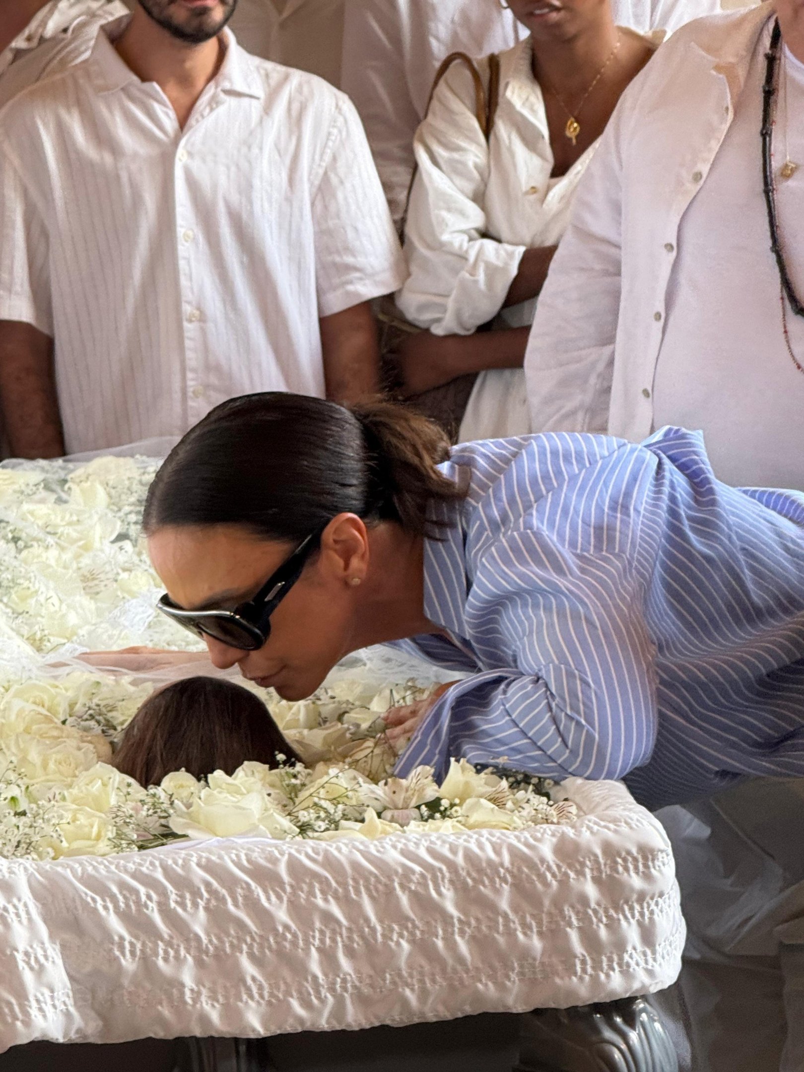 Ivete Sangalo no velório de Preta Gil