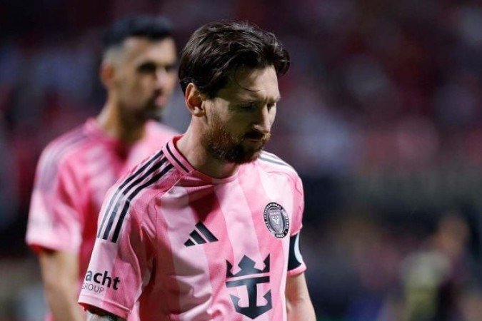 Messi foi suspenso de uma partida por não comparecer ao Jogo das Estrelas -  (crédito: Todd Kirkland/Getty Images)