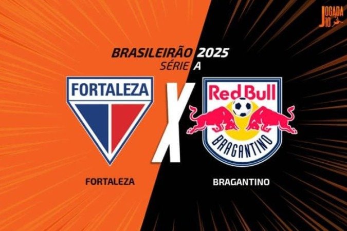 Fortaleza, que está na zona de rebaixamento, recebe o Bragantino  que espera vencer e se manter numa boa na zona de Libertadores -  (crédito: Foto: Arte Jogada10)