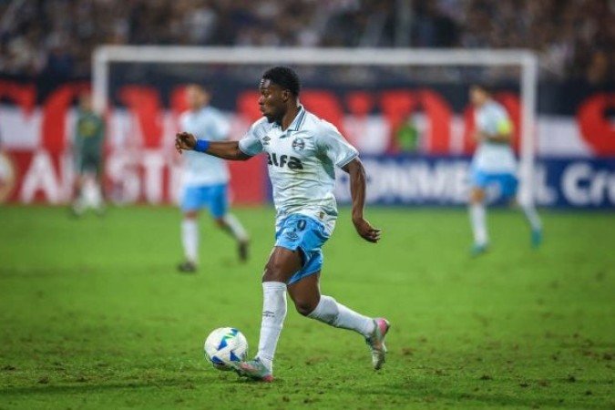 JARDIEL - Substituiu Dodi aos 42 da etapa final. Sem tempo para nada. SEM NOTA.Foto: Lucal Uebel/Grêmio