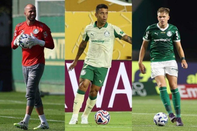Trio tem permanência incerta para a próxima temporada - (crédito: Fotos: Cesar Greco / Palmeiras) Trio tem permanência incerta para a próxima temporada - (crédito: Fotos: Cesar Greco / Palmeiras)