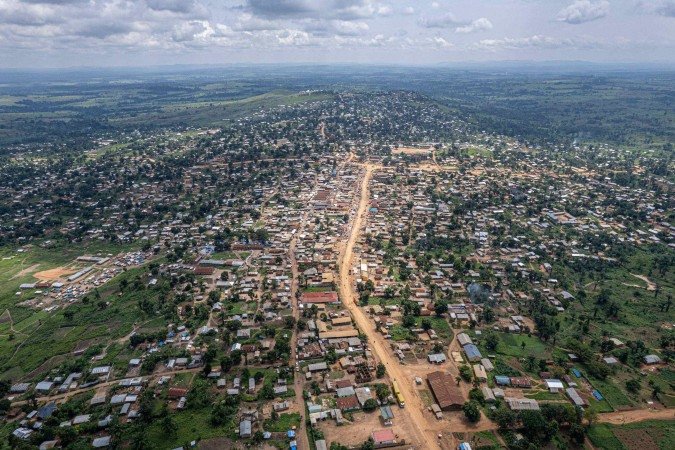 Komanda, no leste do Congo - (crédito: GLODY MURHABAZI / AFP) Komanda, no leste do Congo - (crédito: GLODY MURHABAZI / AFP)