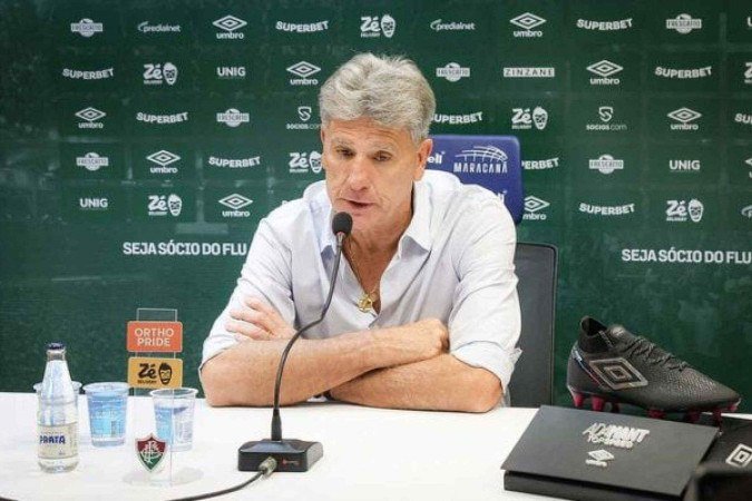 Renato Gaúcho, técnico do Fluminense -  (crédito: Reprodução)