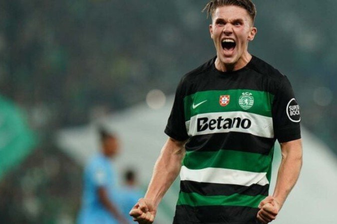 Negociado com o Arsenal, Viktor Gyökeres vira maior venda da história do Sporting -  (crédito: Foto: Divulgação/SvFF)