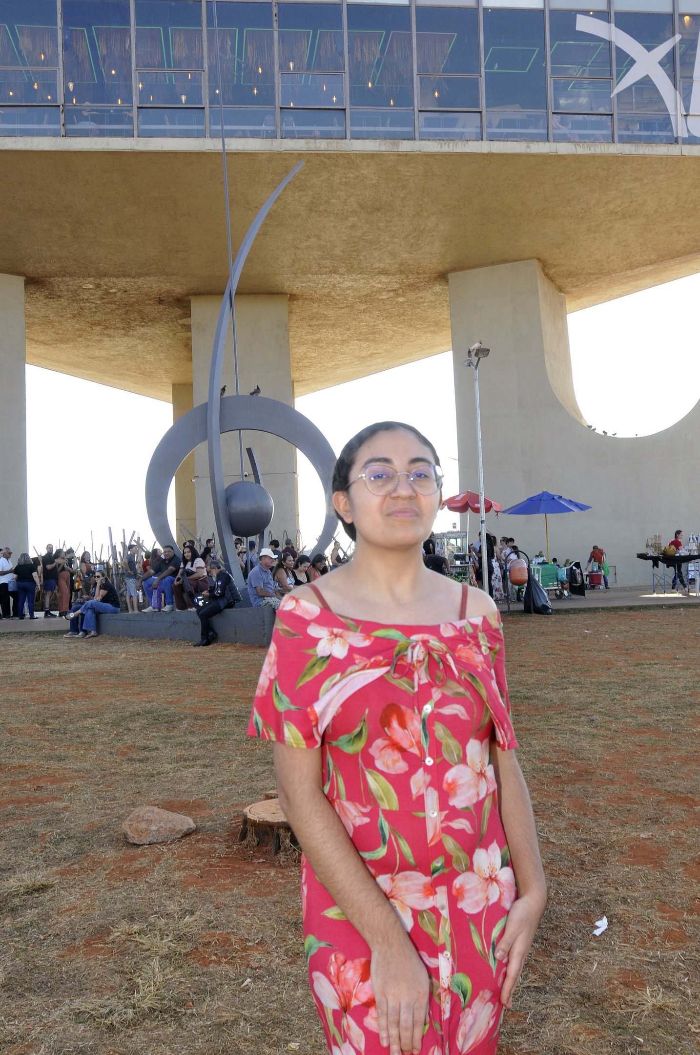  27/07/2025. Crédito: Minervino Júnior/CB/D.A Press. Brasil.  Brasilia - DF. Turismo em Brasília na Torre de TV. Anny Carolinny