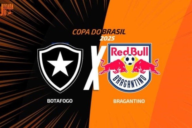Botafogo e Bragantino abre as oitavas de final da Copa do Brasil-2025 -  (crédito: Foto: Arte/Jogada10)