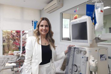 Alessandra Alves é nefrologista da clínica DaVita -  (crédito: Letícia Mouhamad)