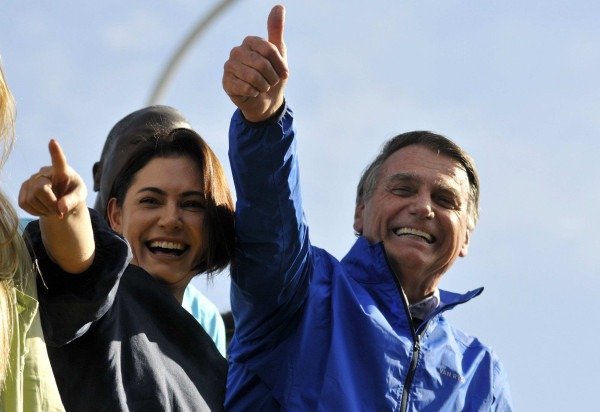 Ex-presidente Jair Bolsonaro participou, no último dia 29, ao lado de Michelle, de uma motociata com apoiadores pelas ruas de Brasília - (crédito: Minervino Júnior/CB/D.A.Press)
