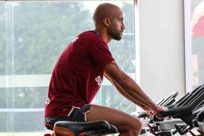 Lucas inicia transição física no São Paulo -  (crédito: Foto: Erico Leonan / São Paulo FC)