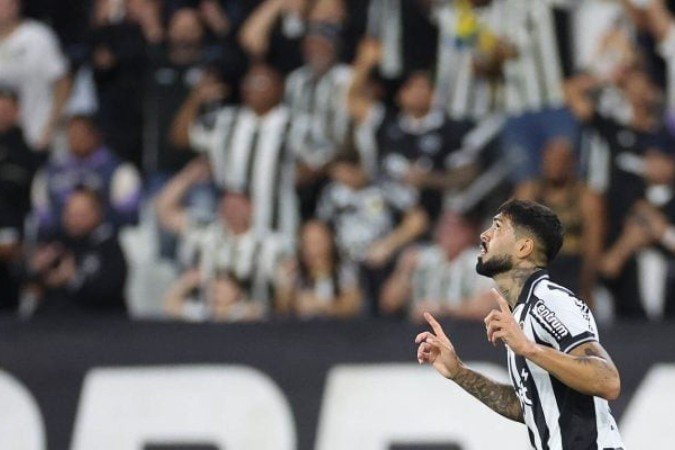 Barboza marcou na vitória do Botafogo sobre o Bragantino pela Copa do Brasil -  (crédito: Foto: Vitor Silva/Botafogo)