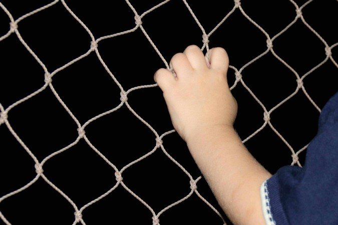 O acidente teria ocorrido por falhas na tela colocada para proteção -  (crédito:  Rodrigo Nunes/Esp. CB/D.A Press)