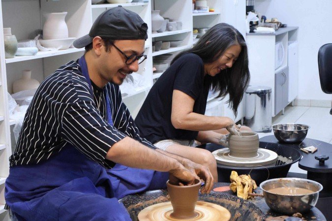 Leonardo e Tereza dizem que os hobbies ajudam a reorganizar a cabeça e a afastar um pouco dos problemas
      
