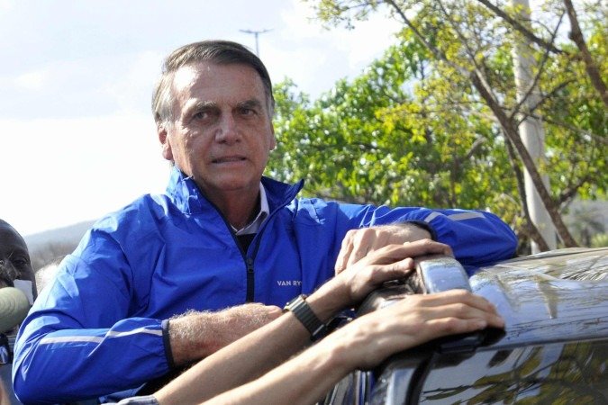 Bolsonaro está com tornozeleira e não pode deixar o DF. Michelle e Tarcísio também não irão ao evento  -  (crédito: Minervino Júnior/CB/D.A.Press)