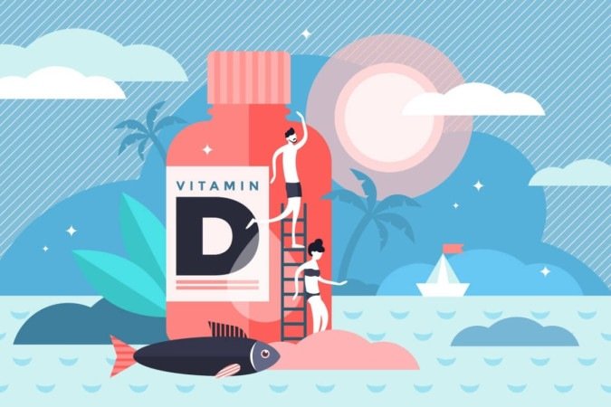 A vitamina D é fundamental para o organismo (Imagem: VectorMine | Shutterstock) - (crédito: EdiCase) A vitamina D é fundamental para o organismo (Imagem: VectorMine | Shutterstock) - (crédito: EdiCase)