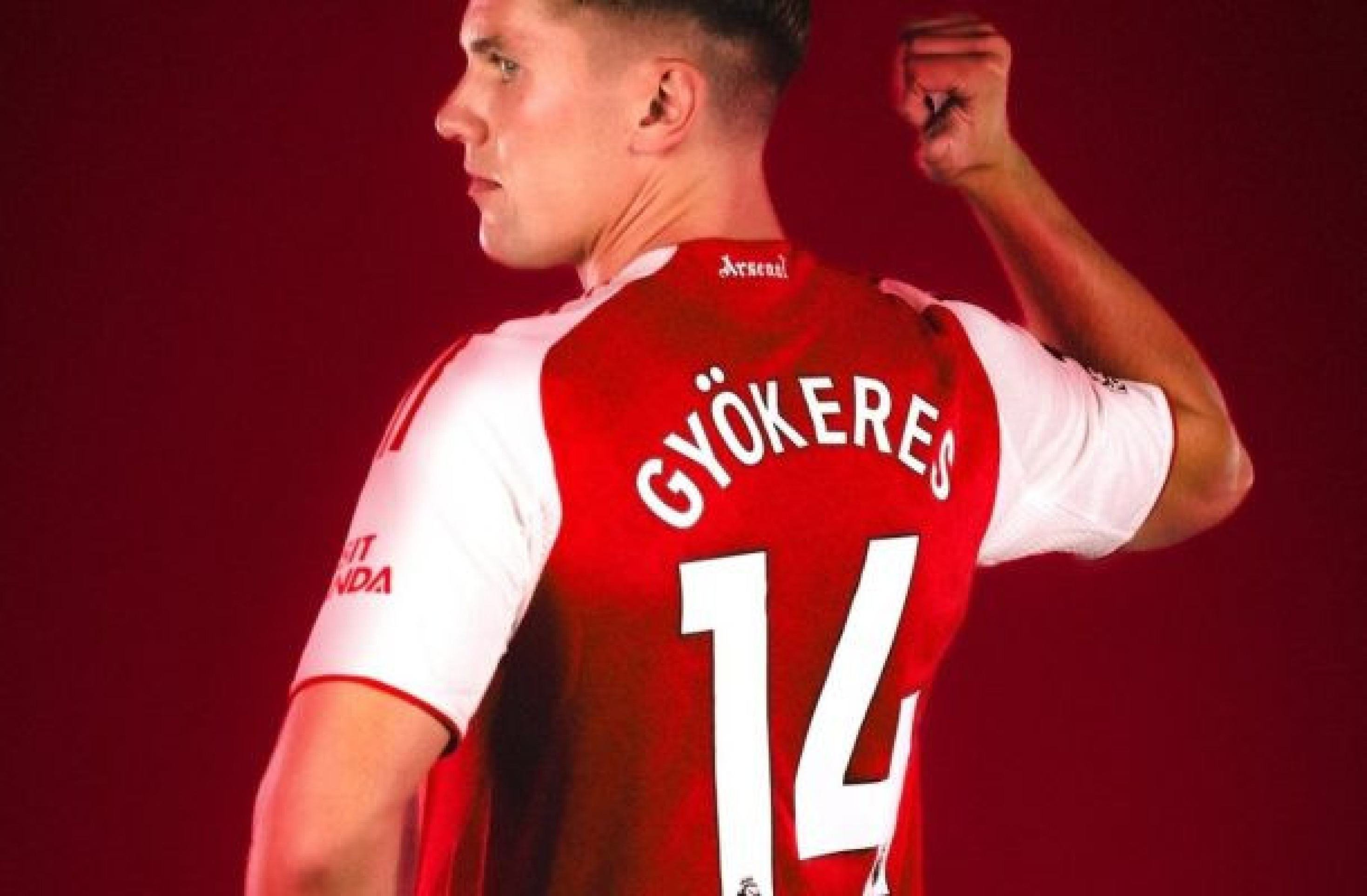 Gyökeres derruba site do Arsenal com vendas de camisas após sua chegada