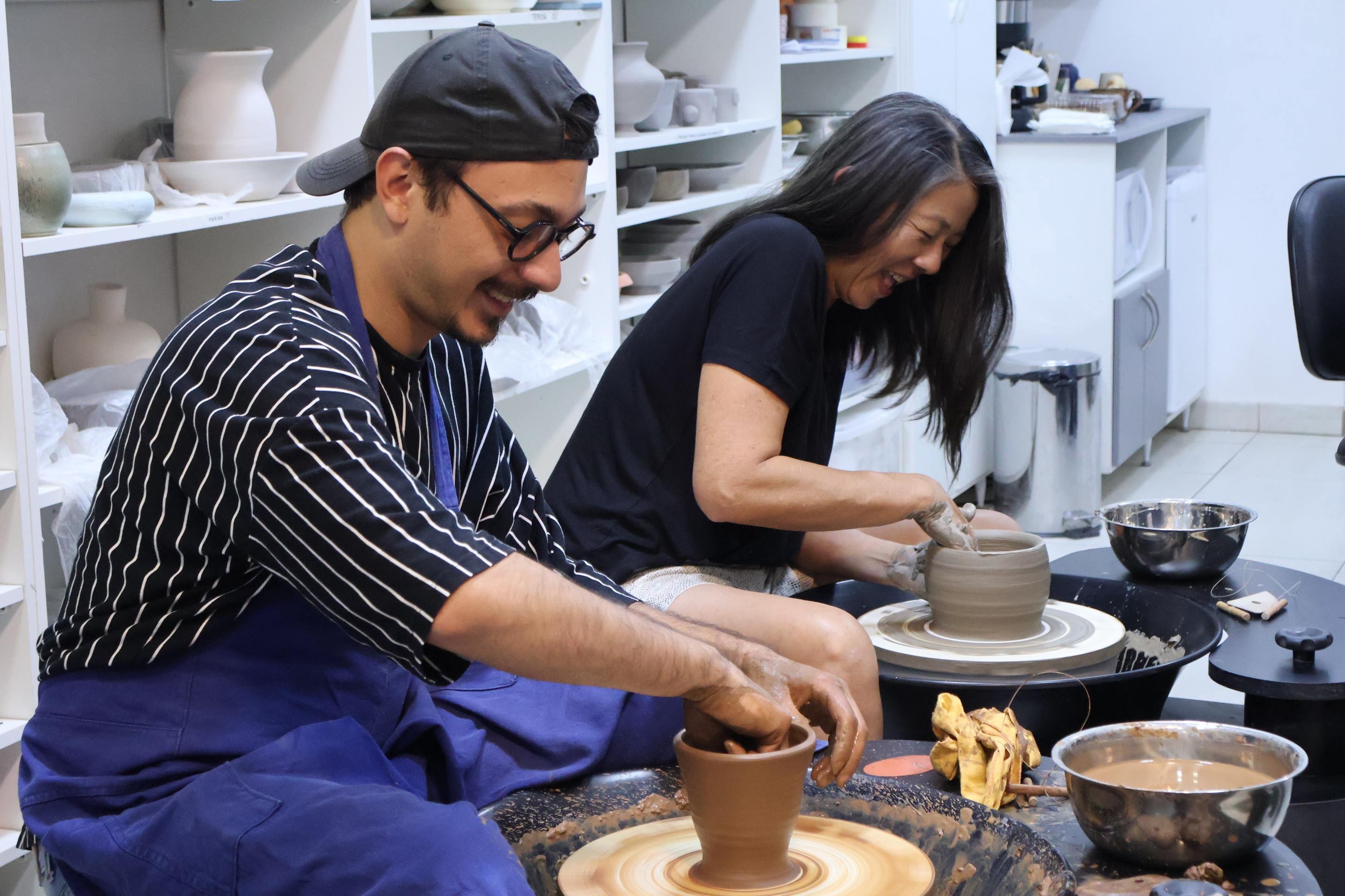Leonardo e Tereza dizem que os hobbies ajudam a reorganizar a cabeça e afastar um pouco dos problemas       