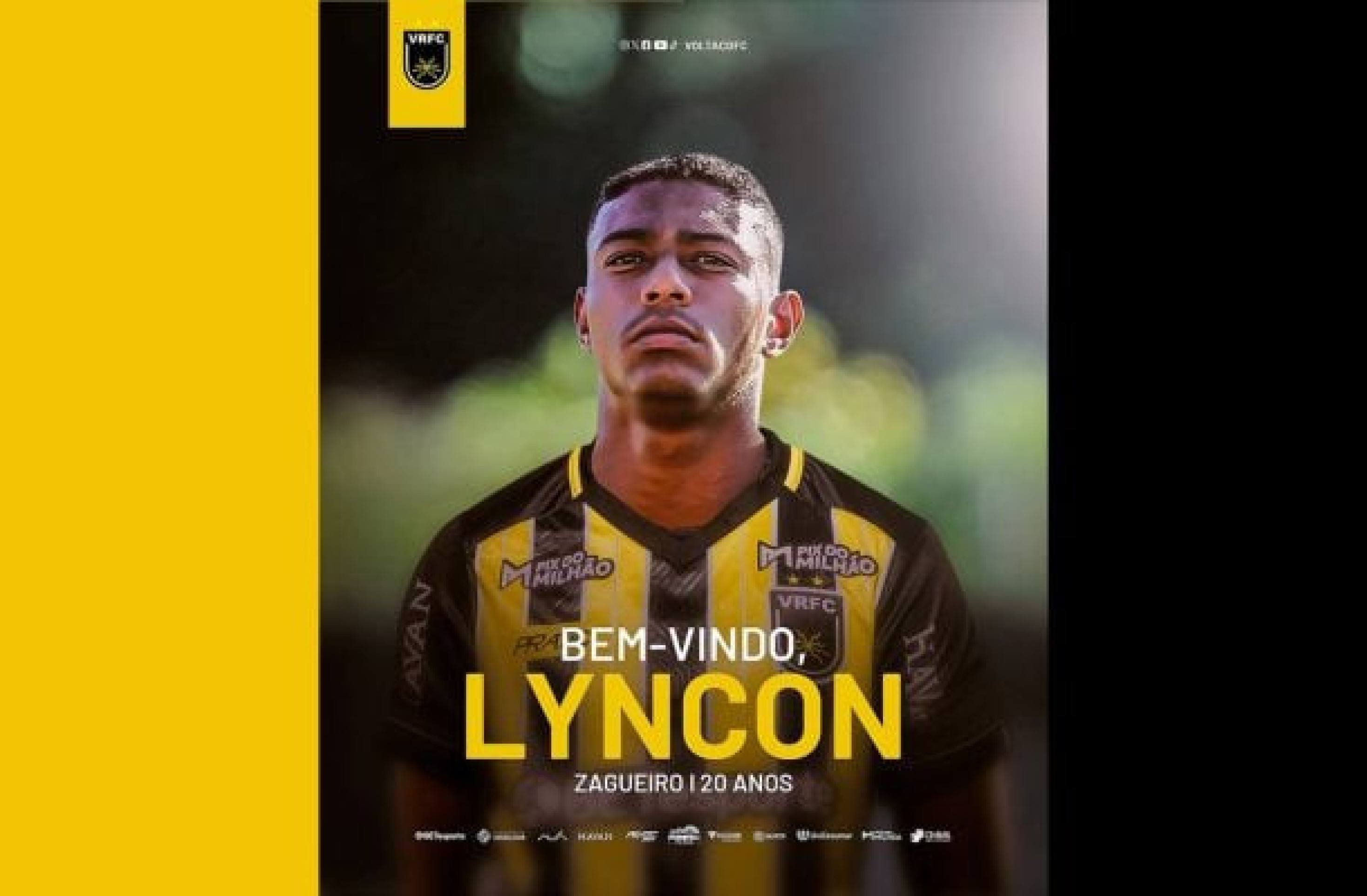 Volta Redonda anuncia Lyncon, emprestado pelo Vasco