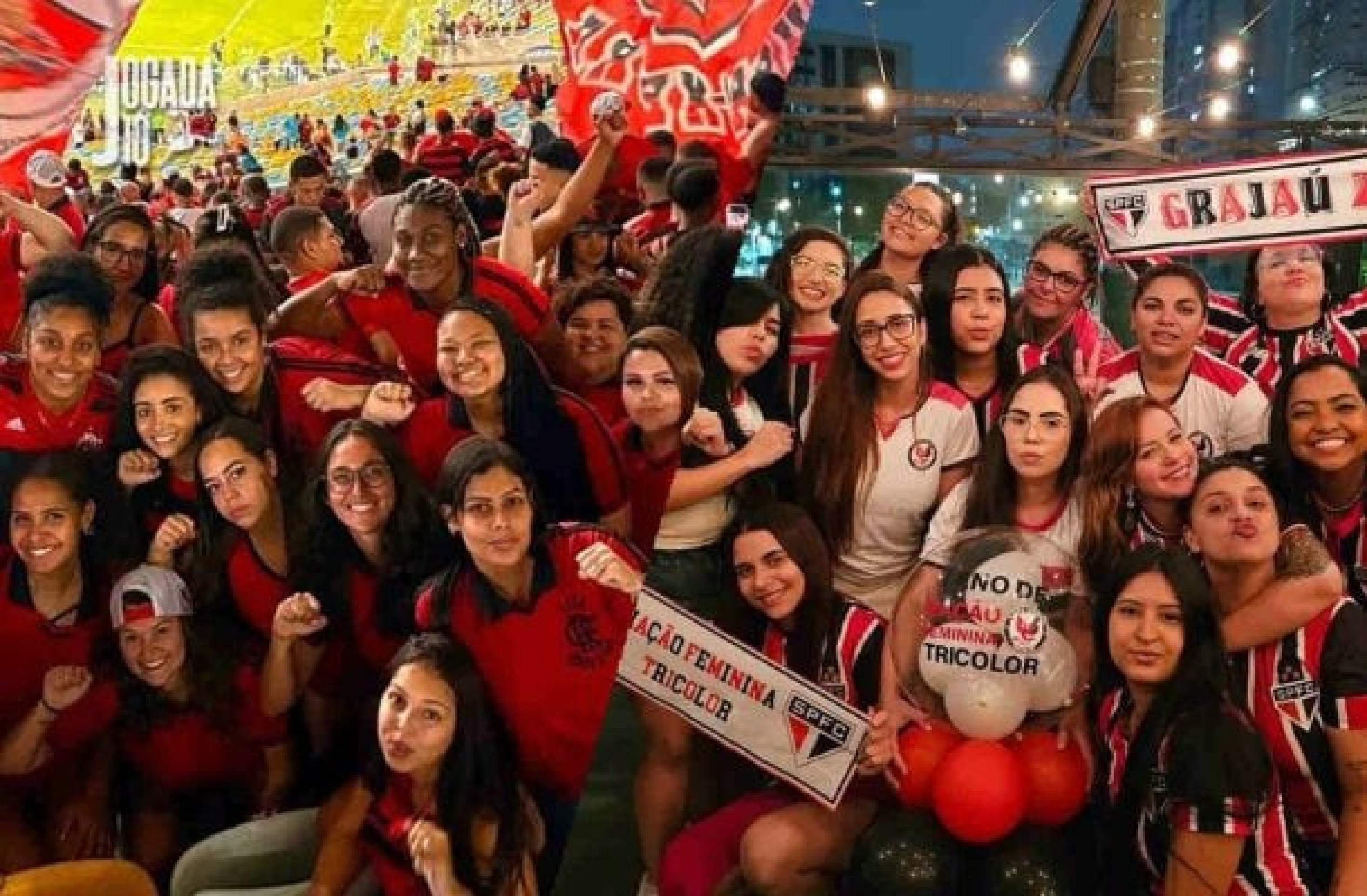 Flamengo e São Paulo lideram ranking de torcida feminina e escancaram disparidade no Brasil
