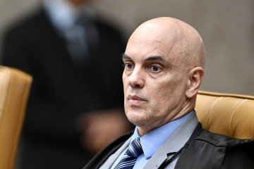 Trump anunciou a revogação do visto de Moraes no dia 18 de julho, um dia após a operação da Polícia Federal que obrigou Bolsonaro a usar tornozeleira  -  (crédito:  AFP)