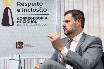  Eixo Capital. Corregedor nacional do Ministério Público, Angelo Fabiano Farias da Costa -  (crédito: Divulgação/Leonardo Prado (Secom/CNMP))