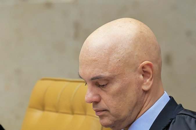 Moraes não tem imóvel ou conta em território norte-americano e está com visto para os EUA expirado há dois anos -  (crédito: Fellipe Sampaio /STF)