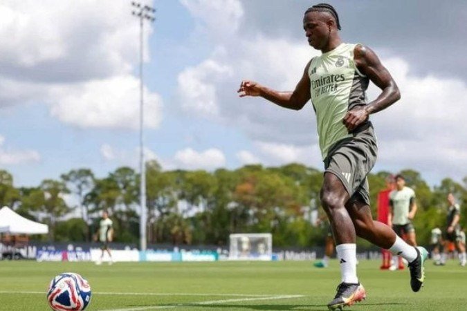 Vinicius Junior está no centro de uma polêmica no Real Madrid - (crédito: Antonio Villaba / Real Madrid) Vinicius Junior está no centro de uma polêmica no Real Madrid - (crédito: Antonio Villaba / Real Madrid)