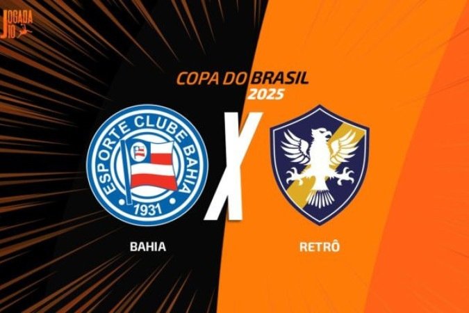 Bahia e Retrô jogam nesta quarta-feira valendo pela ida das quartas de final da Copa do Brasil -  (crédito: Foto: Arte Jogada10)