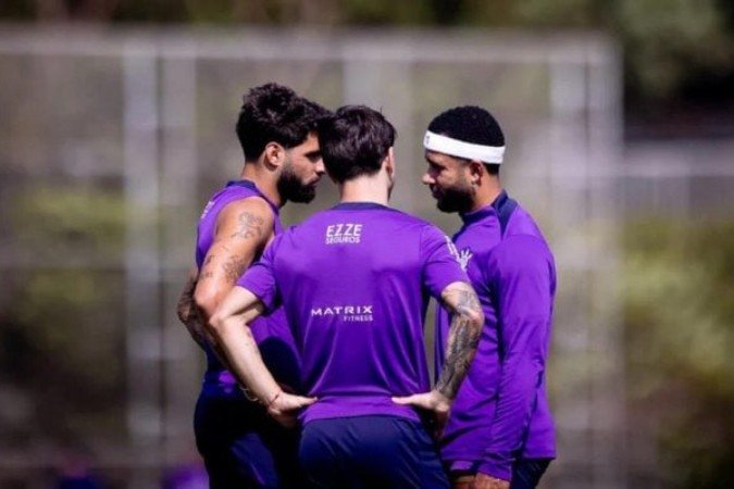 Trio de ataque do Corinthians é a grande esperança para o dérbi na Copa do Brasil - (crédito: Foto: Rodrigo Coca / Corinthians) Trio de ataque do Corinthians é a grande esperança para o dérbi na Copa do Brasil - (crédito: Foto: Rodrigo Coca / Corinthians)