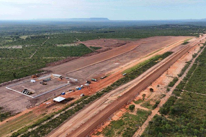 O governo de Tocantins está investindo R$ 20 milhões para a construção do novo aeroporto de São Félix, na região do Jalapão - (crédito: Inácio Neto/Governo do Tocantins) O governo de Tocantins está investindo R$ 20 milhões para a construção do novo aeroporto de São Félix, na região do Jalapão - (crédito: Inácio Neto/Governo do Tocantins)