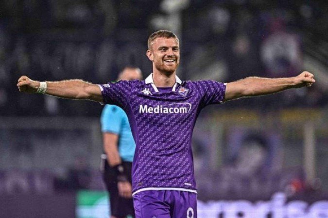 Lucas Beltrán em ação pela Fiorentina - (crédito: Foto: Divulgação/ Fiorentina) Lucas Beltrán em ação pela Fiorentina - (crédito: Foto: Divulgação/ Fiorentina)