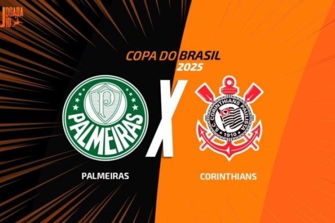 Palmeiras e Corinthians, rivais históricos duelam em Dérbi pelas oitavas de final da da Copa do Brasil - (crédito: Foto: Arte Jogada10) Palmeiras e Corinthians, rivais históricos duelam em Dérbi pelas oitavas de final da da Copa do Brasil - (crédito: Foto: Arte Jogada10)