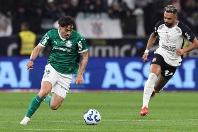 Maurício chegou a marcar um gol na partida, mas foi anulado  -  (crédito: Foto: Cesar Greco/Palmeiras)