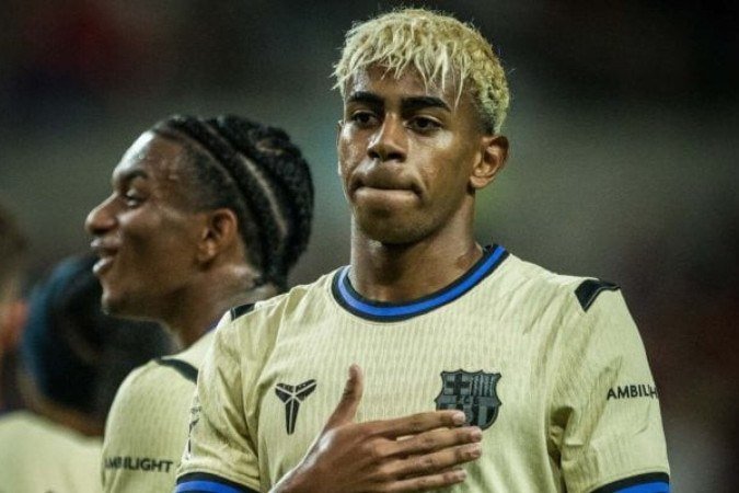 Lamine Yamal foi o grande destaque da goleada sobre o Seoul - (crédito: Foto: Divulgação) Lamine Yamal foi o grande destaque da goleada sobre o Seoul - (crédito: Foto: Divulgação)