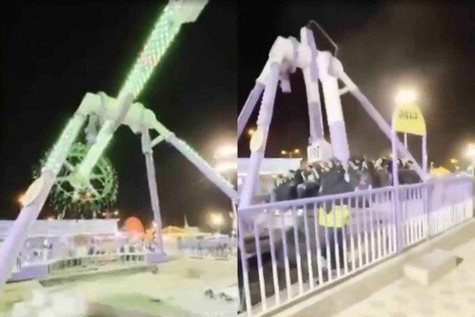 O brinquedo como "360 graus" se partiu ao meio - (crédito: Reprodução / X) O brinquedo como "360 graus" se partiu ao meio - (crédito: Reprodução / X)