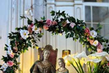 Peça sacra furtada na década de 1980 retorna a igreja de cidade mineira - Paróquia Senhora Santana/Divulgação