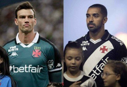 Dupla encerrará longa sequência como titular do Vasco -  (crédito: Foto: Matheus Lima / Vasco)
