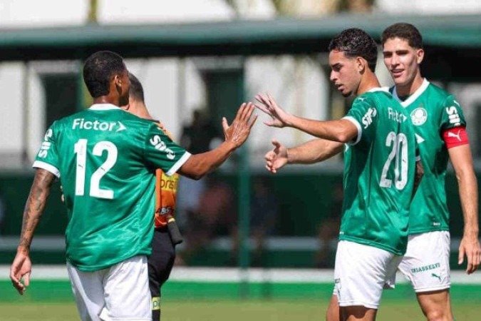 Atual campeão, Palmeiras é semifinalista do Brasileirão Sub-20 -  (crédito: Foto: Fabio Menotti/Palmeiras)