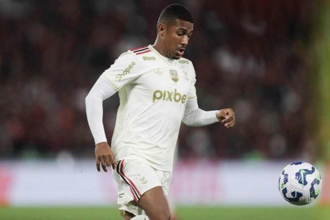 Samuel Lino foi bem na estreia pelo Flamengo, com dribles e boas jogadas - (crédito: Foto: Gilvan de Souza/Flamengo) Samuel Lino foi bem na estreia pelo Flamengo, com dribles e boas jogadas - (crédito: Foto: Gilvan de Souza/Flamengo)
