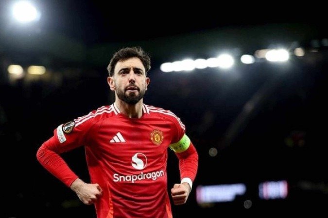 Valor de mercado do Bruno Fernandes girar em torno de 50 milhões de euros (R$ 320 milhões) - (crédito: Foto: Carl Recine/Getty Images) Valor de mercado do Bruno Fernandes girar em torno de 50 milhões de euros (R$ 320 milhões) - (crédito: Foto: Carl Recine/Getty Images)
