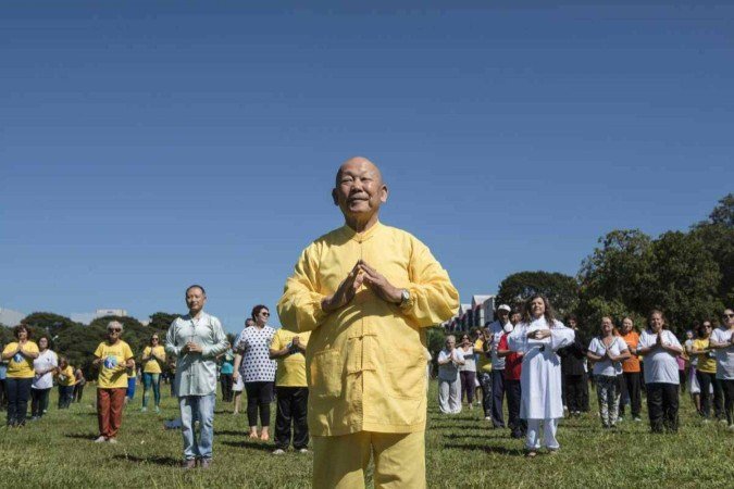 Associação Being Tao e o mestre Woo realizam confraternização de Natal