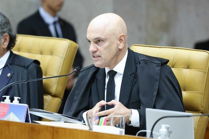 Sem citar nomes, Alexandre de Moraes diz que brasileiros processados pela Procuradoria-Geral da República estão tendo Sem citar nomes, Alexandre de Moraes diz que brasileiros processados pela Procuradoria-Geral da República estão tendo