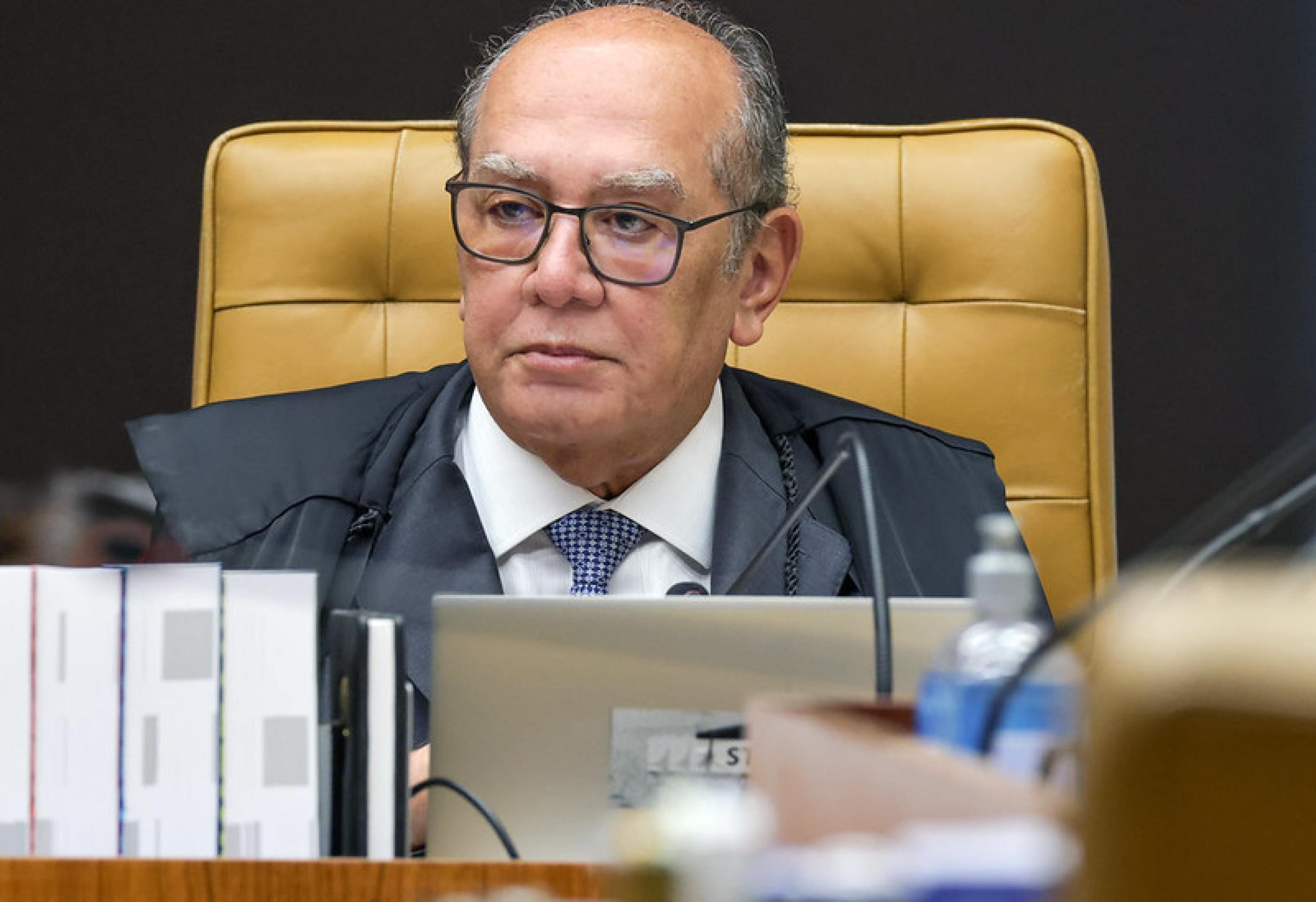 Gilmar durante sessão extraordinária de abertura do segundo semestre do Poder Judiciário    