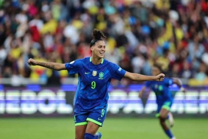 Amanda Gutierres fez 6 gols em 6 jogos: artilheira da Copa - (crédito: Foto : Lívia Villas Boas / CBF) Amanda Gutierres fez 6 gols em 6 jogos: artilheira da Copa - (crédito: Foto : Lívia Villas Boas / CBF)