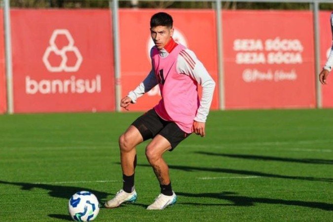 Alan Rodríguez teve o nome registrado no BID da CBF -  (crédito: Foto: Divulgação / Internacional)