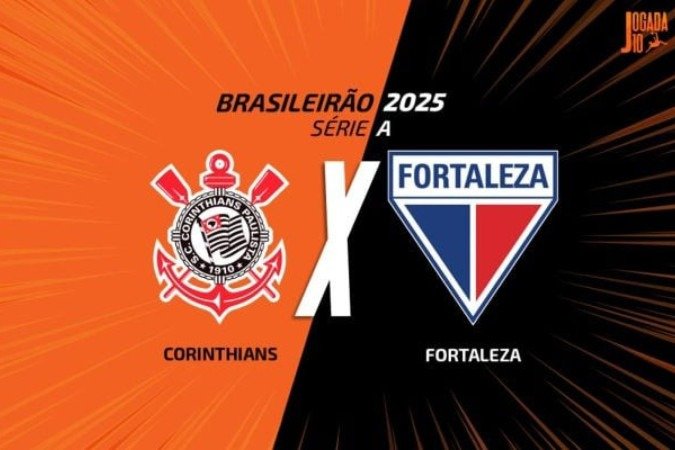 Corinthians encara o Fortaleza, na Neo Química Arena -  (crédito: Foto: Arte/Jogada10)