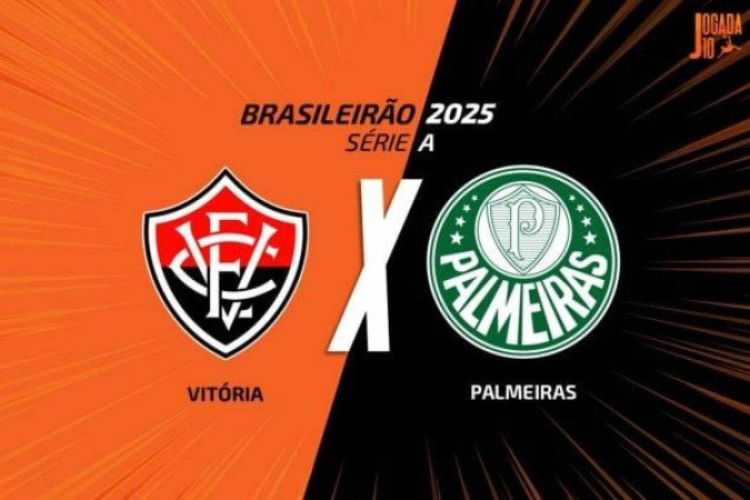 Vitória e Palmeiras se enfrentam pela 18ª rodada do Brasileirão - (crédito: Foto: Arte/Jogada10) Vitória e Palmeiras se enfrentam pela 18ª rodada do Brasileirão - (crédito: Foto: Arte/Jogada10)