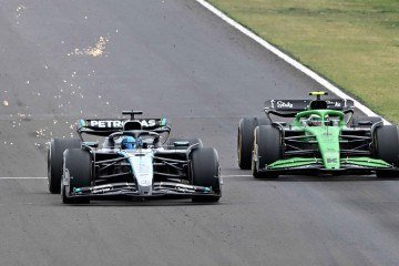 Gabriel Bortoleto chegou em 6º no GP da Hungria, marca que não era alcançada por um brasileiro desde 2016  -  (crédito:  AFP)
