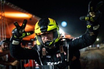 Marcos Baumgart teve de superar o irmão, Cristian, para chegar ao título dos carros no Rally dos Sertões 2025 -  (crédito: Duda Bairros/Sertões)