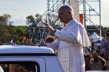 Leão XIV emociona jovens no Jubileu: recado aos mais novos é importante para a igreja -  (crédito: João Pedro Carvalho/CB/D.A. Press)